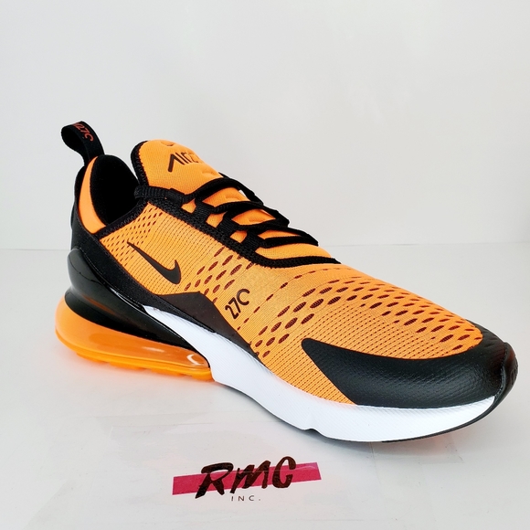 Nike Air Max 270 Total Orange Black White Orange - Picture 6 of 8
